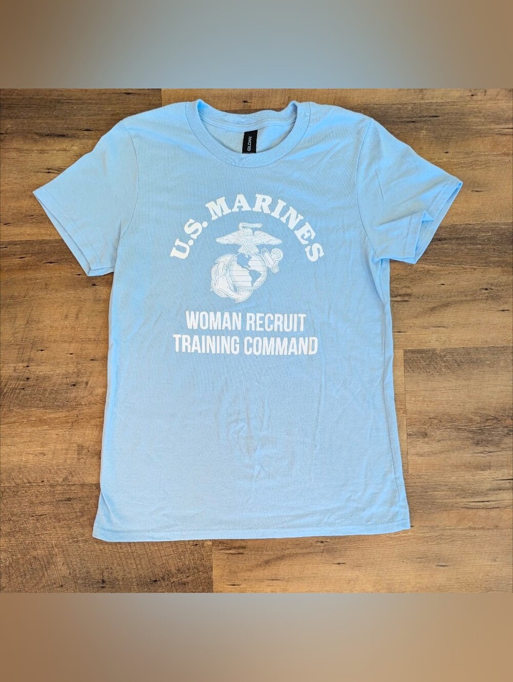 U.S. Marines WRTC Women Recruit Training Battalion Blue Tee